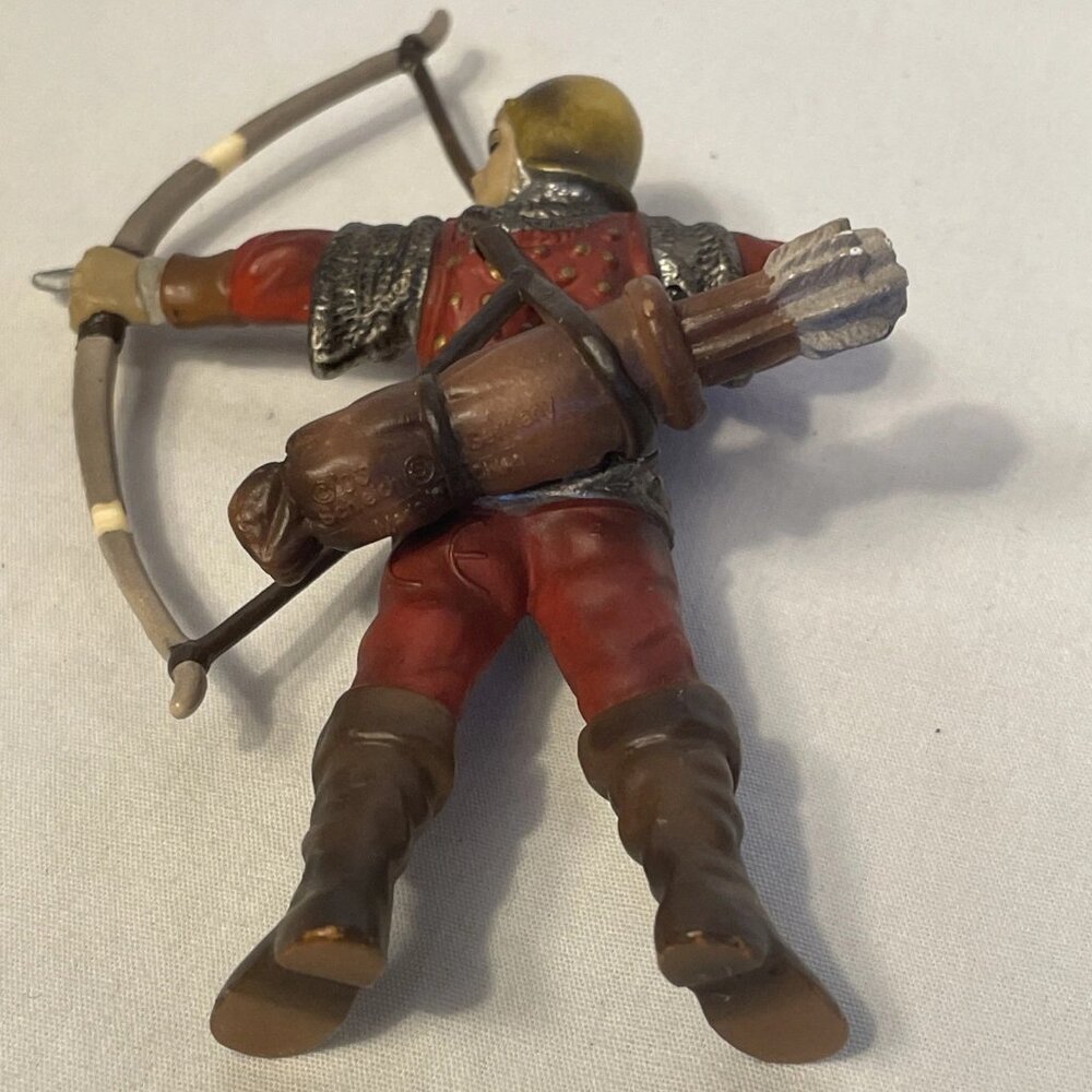 Schleich 2003 Ritter Red Archer with Long Bow 70015 Figure Knight Arrows - Picture 7 of 12